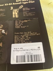 Joytoy Dark Source 1/25 Fear XS-02 Assault Type-Pilot Soldiers See Description
