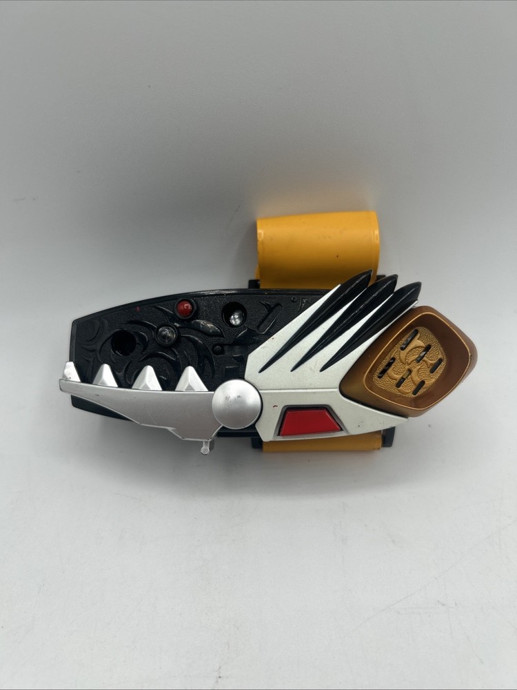 2003 Bandai Power Rangers Dino Thunder White Drago Morpher Missing Top Piece