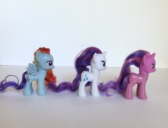 My Little Pony Mane 6 Lot Friendship Is Magic Gen 4 Brushable Pony Lot