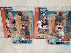 Memphis Grizzlies Pau Gasol Figure Sers 3 McFarlane NBA 2003 RARE VARIANT +Regul