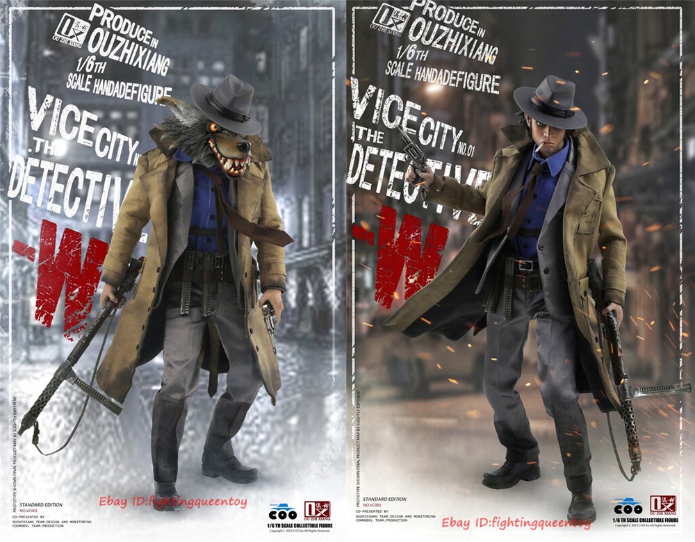 COOMODEL X OUZHIXIANG Vice City The Detective W Standard Ver. 1/6 Figure INSTOCK