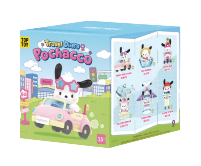 💡 TOPTOY x Sanrio Pochacco Travel Diary One Random Blind Box
