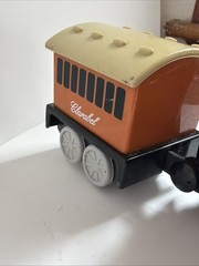 Vtg. 1998 TOMY Thomas & Friends Pull Toy Train Set Sound Annie Clarabel Works