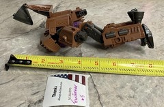 Transforming Toy Brown & Purple #5 TRANSFORMER Like Warbotron Air Burst Figure