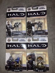 Halo Nano Metalfigs DieCast Metal Collectible Figures Lot Of 12 Full Set