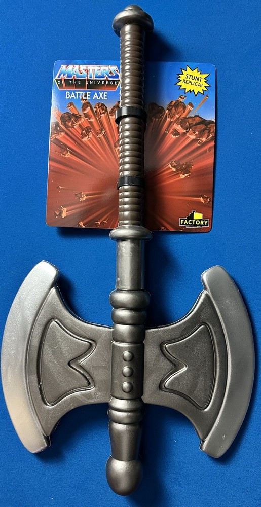 Factory Entertainment HE-MAN BATTLE AXE 1:1 LARP STUNT MOTU MASTERS UNIVERSE 26