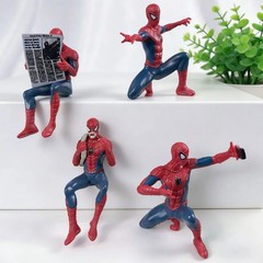 Spider Man Action Figure 7-9cm Superhero Mini Collectible Toy Model for Kids