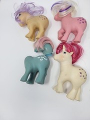 My Little Pony Lot Hasbro G1 8 Figures Bait As Is Ooak