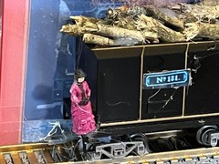 BACK TO THE FUTURE TRAIN DISPLAY custom 1 of a kind its not a card and hot whee