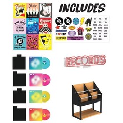 MGA Miniverse Real Music Record Shop Set With Fender Guitar Collectible Display