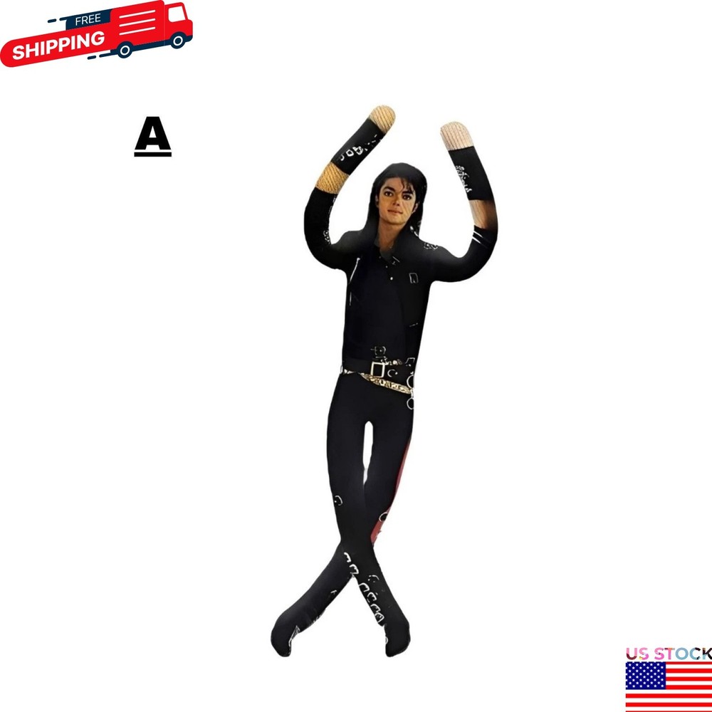 Michael Jackson Cosplay Doll Plush Stuffed Figure Abstract Joint Mobility Toy US
