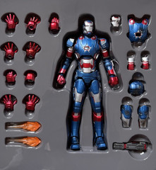 Iron Patriot 1/12 Marvel Iron Man 3 Play Imaginative Super Alloy Die-Cast