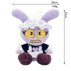 10 Inch Maid Jax Plush Doll Cute Anime Circus Rabbit Stuffed Aniaml Toy For Kids