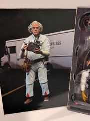 NECA Back to the Future 35th Anniversary Ultimate Doc Brown Hazmat Suit BNIB