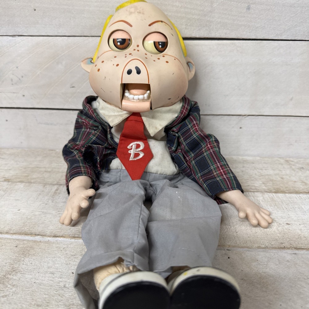 Pee Wees Playhouse Billy Baloney Ventriloquist Dumny Pee Wee Herman Puppet Toy