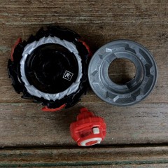Dangerous Belial Beyblade Burst DB Takara Tomy Red Gold Black