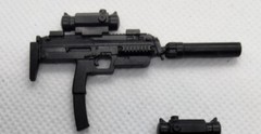 MP7 PDW Submachine Gun 1:12 Scale Gun Weapon Action Figure Accessory Force