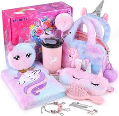 Unicorns Gifts for Girls 4 5 6 7 8 9 10+ Years Old with Handbag