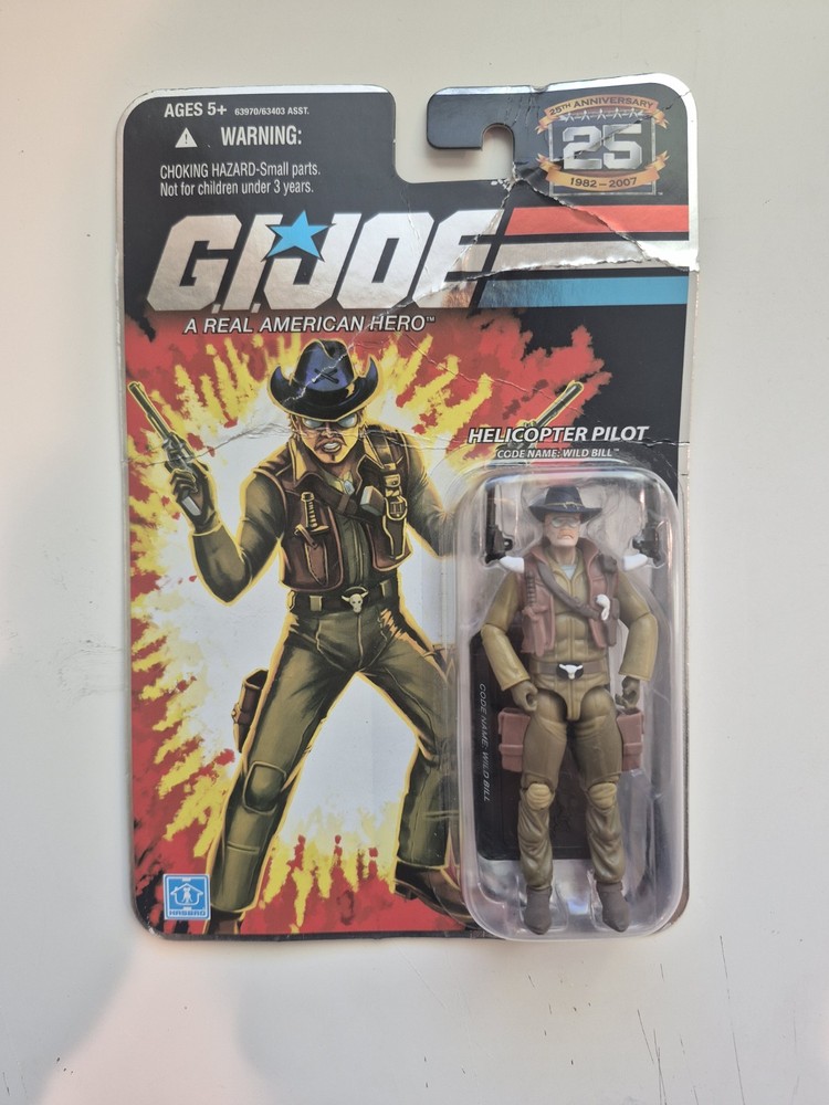 2007 25th Anniversary Foil Card Sealed GI Joe Wild Bill