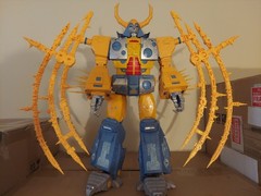 Haslab Unicron wing upgrade kit in robot mode 3d print for separation kit