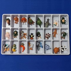24Pcs Italian Brainrot Tung Tung Sahur Figures Doll Tralalero Tralala Bombardino
