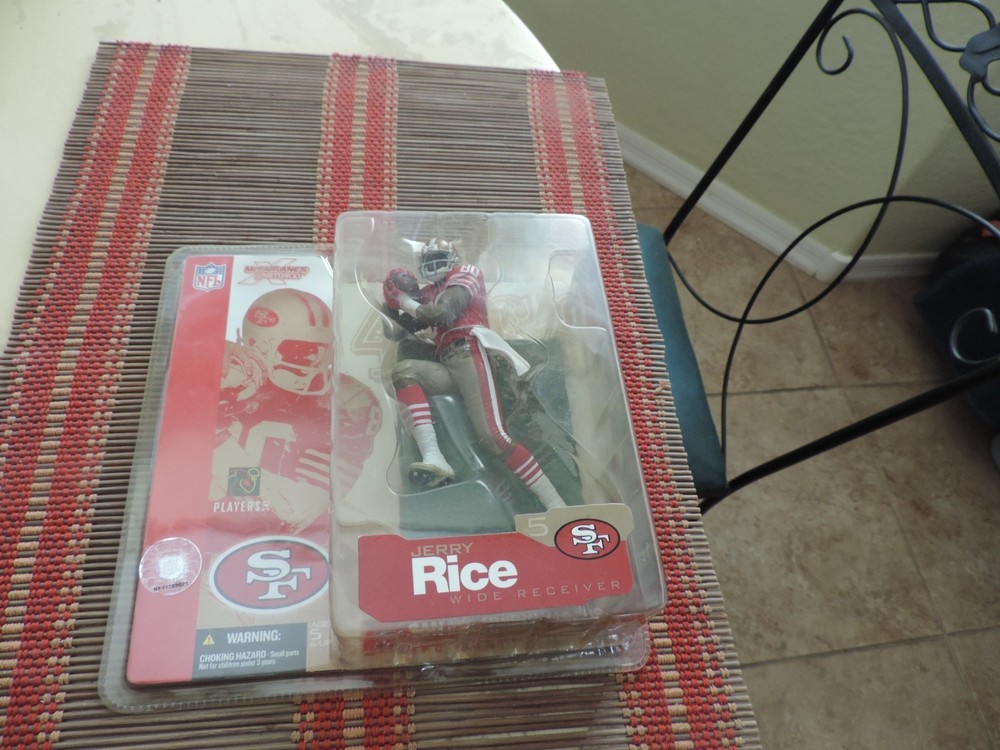 JERRY RICE, NFL 5, RARE VARIANT MCFARLANE, SAN FRANCISCO 49ERS
