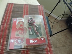 JERRY RICE, NFL 5, RARE VARIANT MCFARLANE, SAN FRANCISCO 49ERS