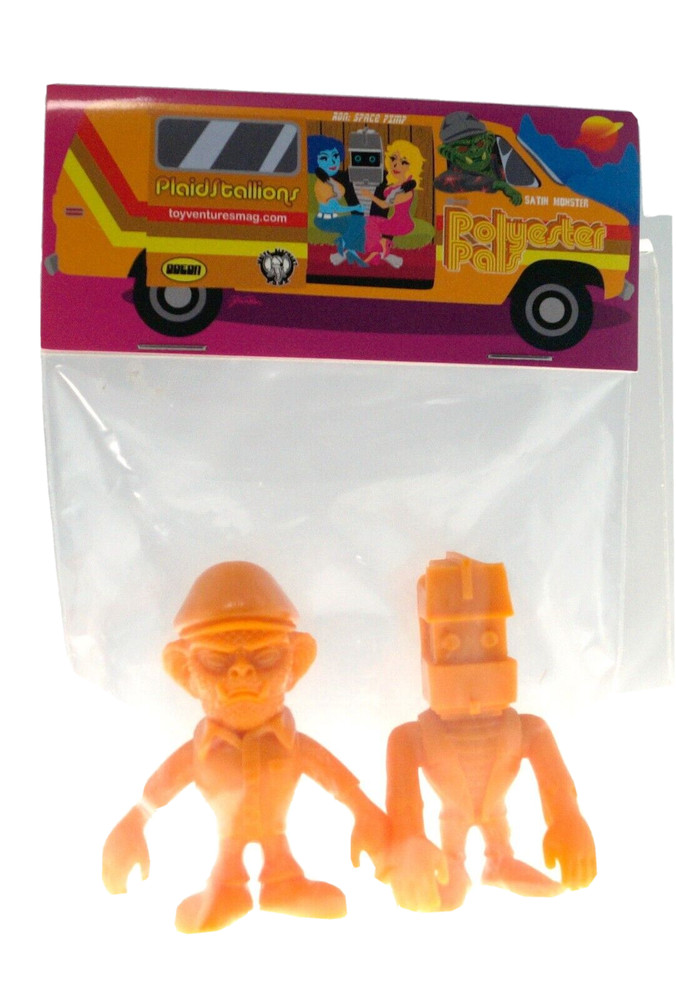 Polyester Pals- Satin Monster & Ron: Space Pimp Orange figures tomland