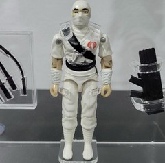 CAS GRADED 80+ 1984 HASBRO GI JOE STORM SHADOW SERIES 3 VINTAGE ARAH BONE WHITE