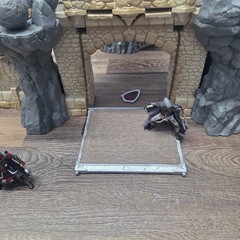 Schleich Dragon Castle Fortress 42102 Set Blue Dragon Knights Boulders Wall