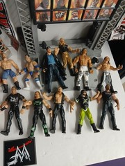 WWE WWF WCW ECW ACTION FIGURE LOT – 41 PIECES TITAN TRON