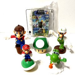 Super Mario Bros. McDonalds Lot of 6 – Mario Luigi Yoshi Toad Koopa Troopa Game