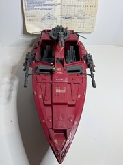 Vintage G.I. JOE ARAH 1985 Cobra Moray Hydrofoil Attack Boat w/ Blueprints CLEAN