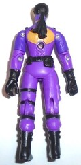 G.I. JOE FIGURE CUSTOM 2007 Cobra Night Stalker Female Trooper (PURPLE)