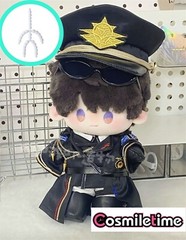 Love and Deepspace Xia Yizhou Caleb Captain Plush 20cm Doll Body Clothes Toy SA