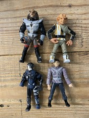 Star trek Next Generation Lot Figures Vintage Classic 1990s Lot Of 4