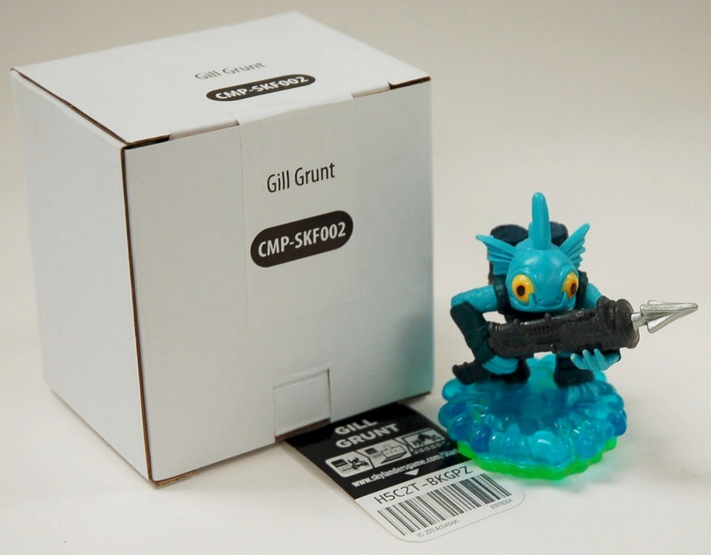 NEW in Box Skylanders Spyro’s Adventure GILL GRUNT Series 1 Figure Wii-U XBox360