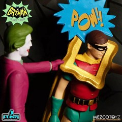 Batman (1966) Classic TV Series Mezco Toyz 5 Points Deluxe Box Set NEW