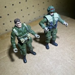 LOT OF 2-Chap Mei Army Military Soldier 4″ Tall Toy Action Figure