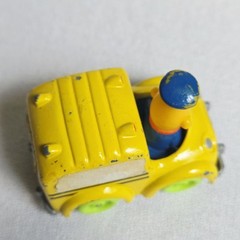 Lot of 3 Playskool 1980s Sesame Street diecast vehicles (wear and tear) H312