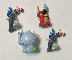 Vintage 1997 dr seuss wubbulous world toys jim henson Pvc Figure Lot Stack