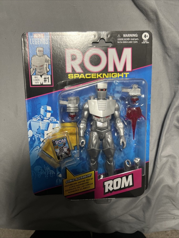 Marvel Legends Rom The Space Knight with ROM Mini-Comic action figure In Hand