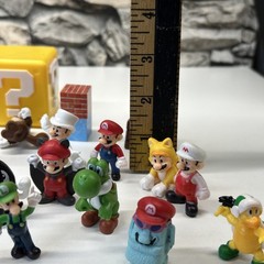 Lot of Super Mario Bros Figurines donkey kong Princess Peach Luigi 30+ Pcs