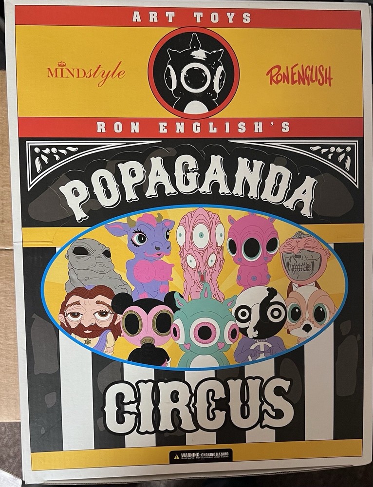 Ron English MINDstyle Popaganda Circus Sideshow 12 Blind Boxes Case No Doubles.