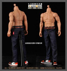 USA 1/6 Men’s Jeans Pants Cloth Model Classic Denim Fit 12in Action Figure Body