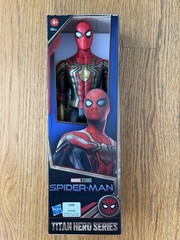 Marvel Studios Titan Hero Series Spider-Man Black, Gold & Red 12” Figure NIB NEW