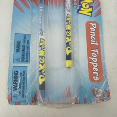 Pokemon 1999 Blastoise & Pikachu Pencils & Topper Pokemon Sealed