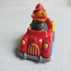Lot of 3 Playskool 1980s Sesame Street diecast vehicles (wear and tear) H312