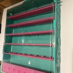 Shopkins Collector’s Case Season 5 Teal Pink Display Storage Holds 60 Moose Toy