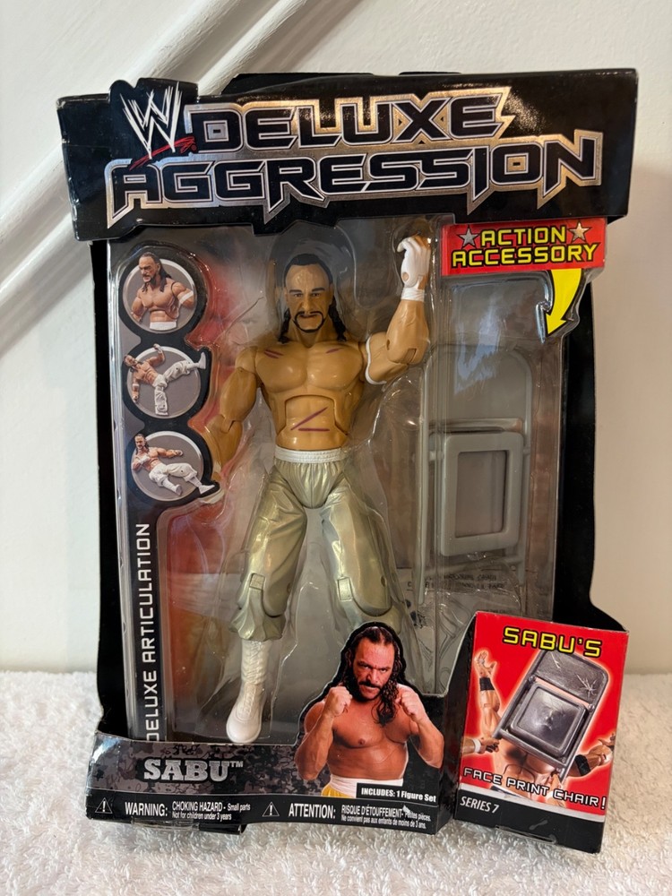 JAKKS Pacific WWE Deluxe Aggression Series 7 SABU SEALED